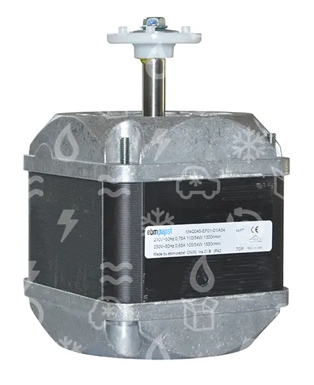 motor EBM M4Q045-EF01-01/A34, 230V/1/50Hz, výkon/příkon 34/110 W